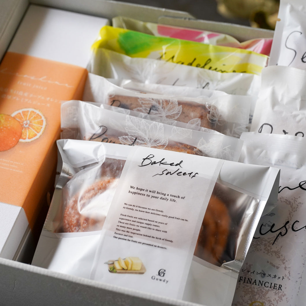 ネーブルジュースと焼き菓子セットClair